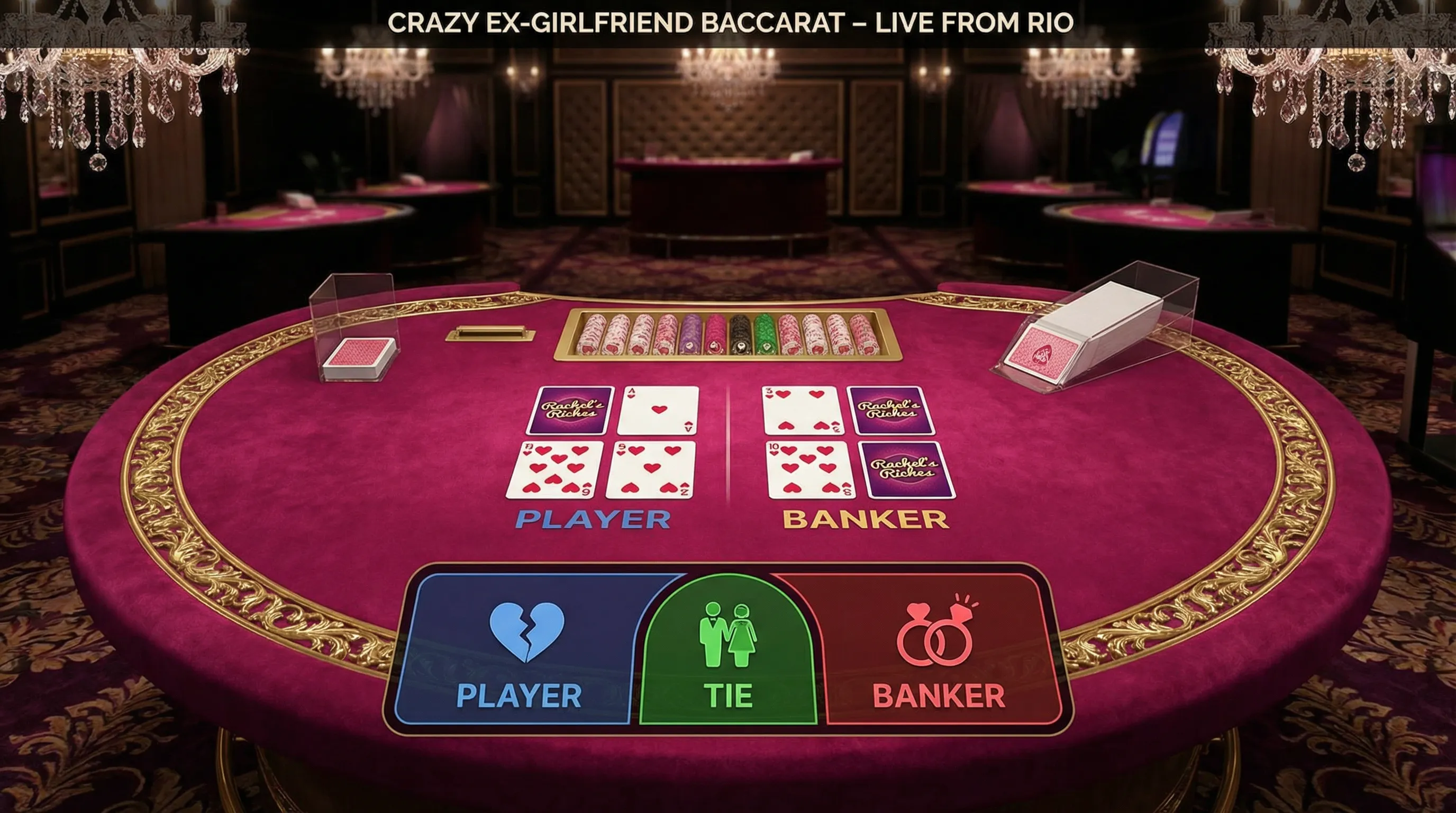 Bacará elegante no 166bet